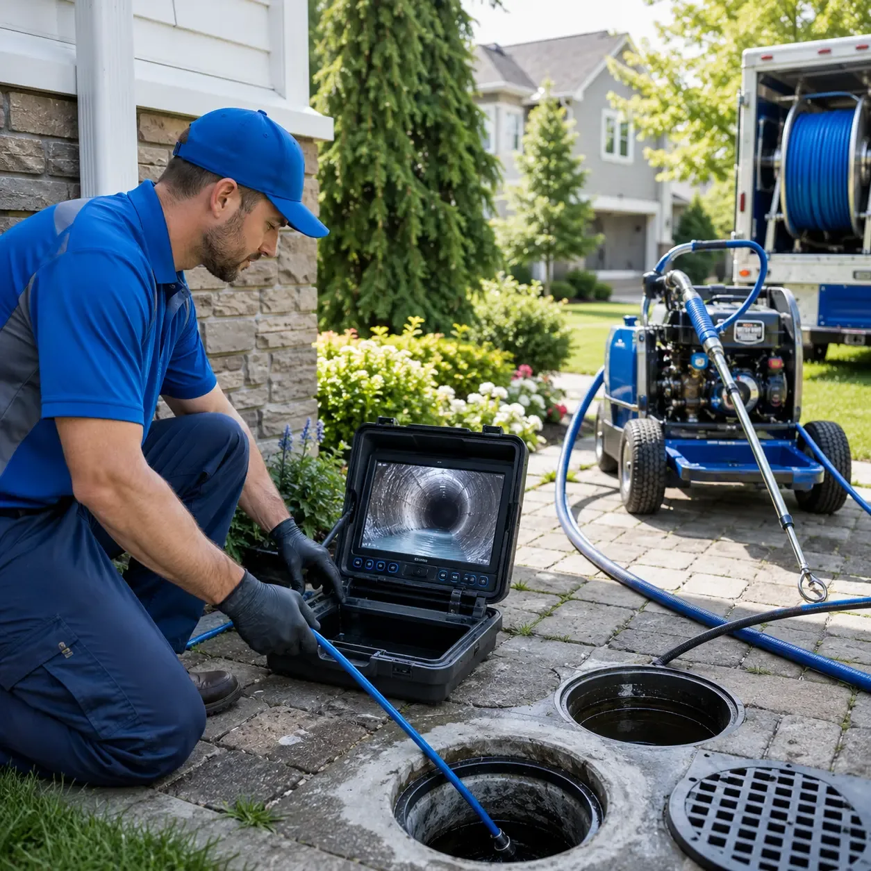Outdoor drain cleaning professionals serving Barhamsville, VA